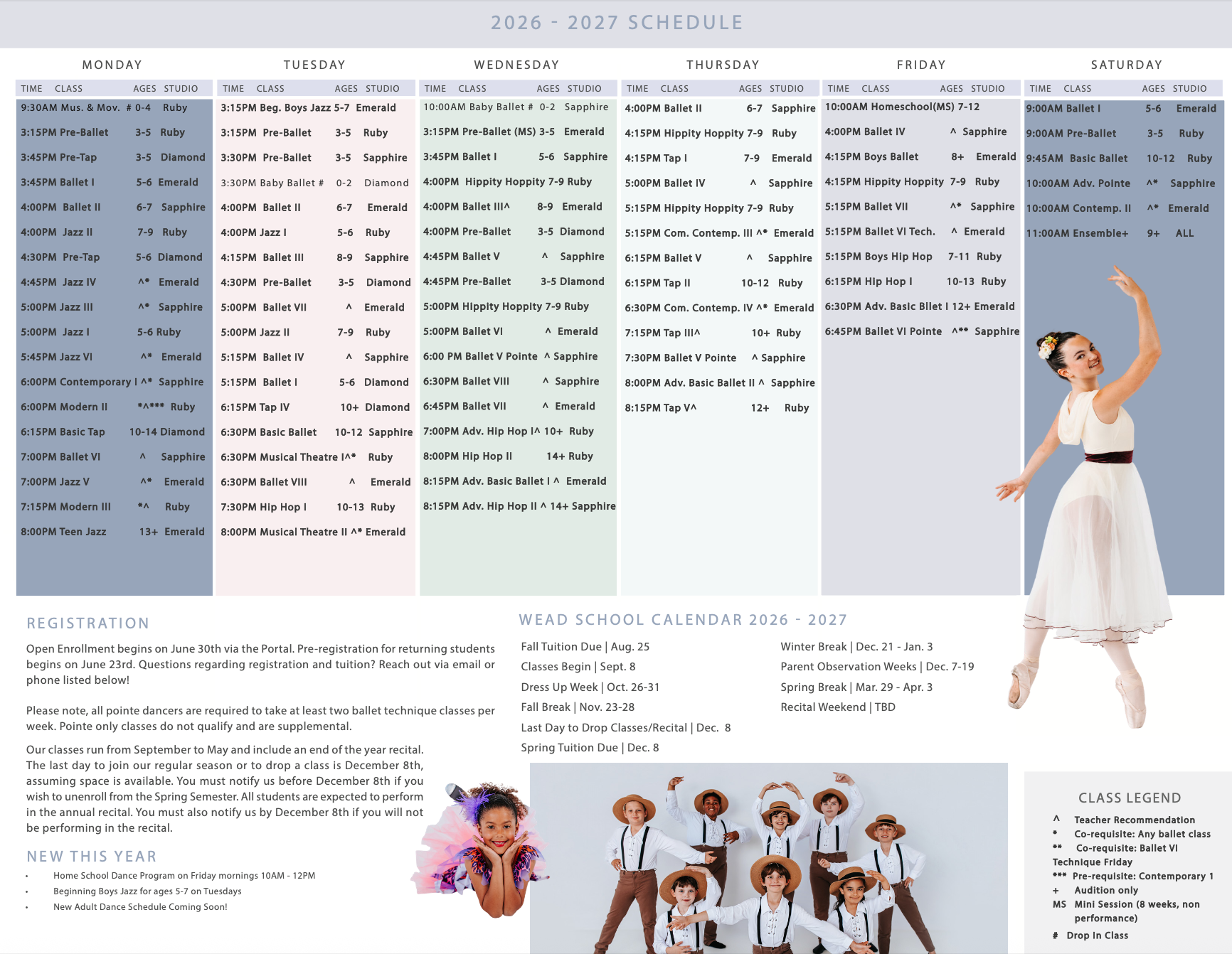 2026-2027 Schedule